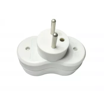 Microconnect MC-PLUGOOEU1+2FRW interruttore per presa Type EU
