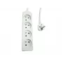 Microconnect MC-PS040150FRW ciabatta — 4 prese, tipo E francese