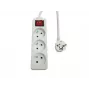 Microconnect MC-PSOO030150FRW ciabatta 3 prese con interruttori on/off individuali