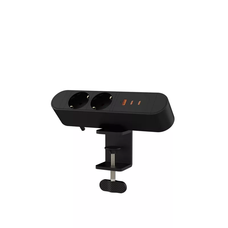MicroConnect MC-MDPS-EU2-67W ciabatta da scrivania — 2 prese, 67 W di potenza totale