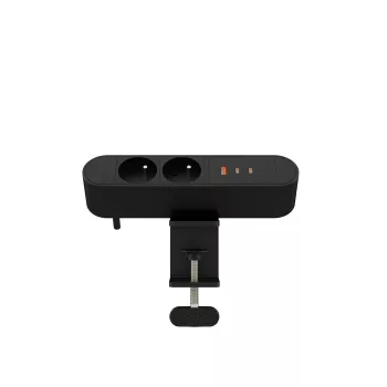MicroConnect MC-MDPS-FR2-67W ciabatta da scrivania — 2 prese, 67 W di potenza totale