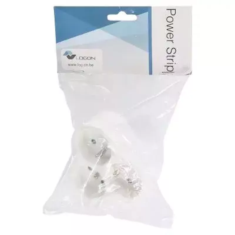 Distributore di corrente LOGON LPS150 3 prese AC per interni bianco