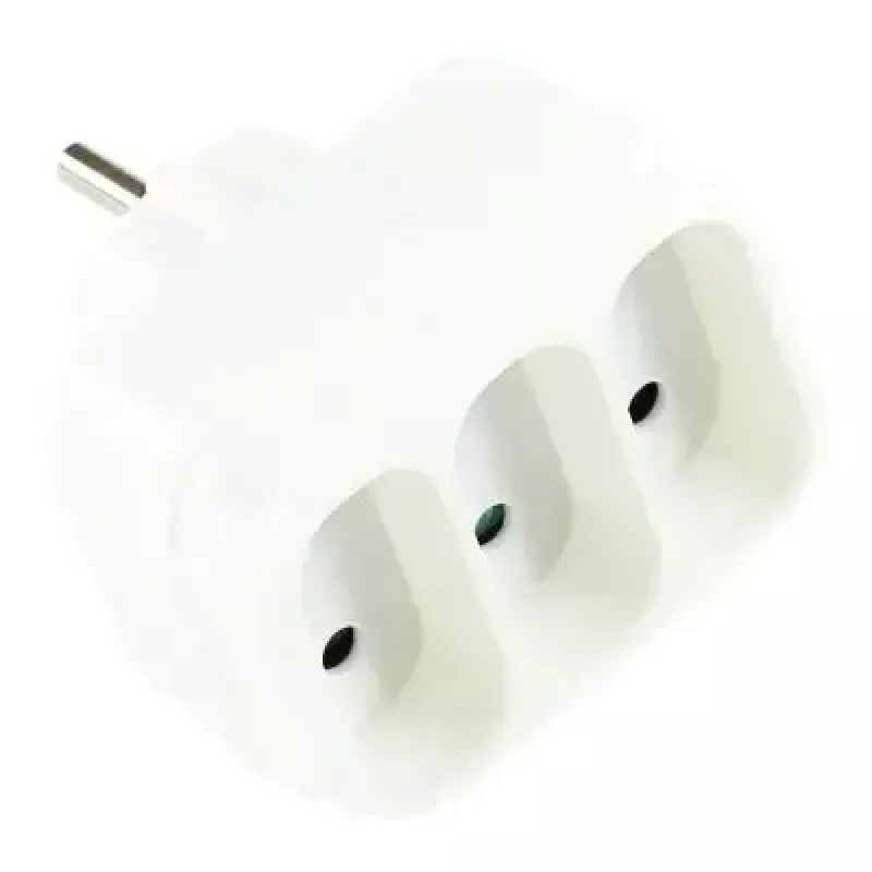 Prolunga elettrica LOGON LPS140 — 3 prese AC, per interni, 18 A, bianco