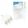 Prolunga elettrica LOGON LPS140 — 3 prese AC, per interni, 18 A, bianco