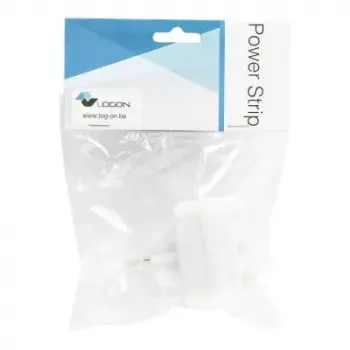 Prolunga elettrica LOGON LPS140 — 3 prese AC, per interni, 18 A, bianco
