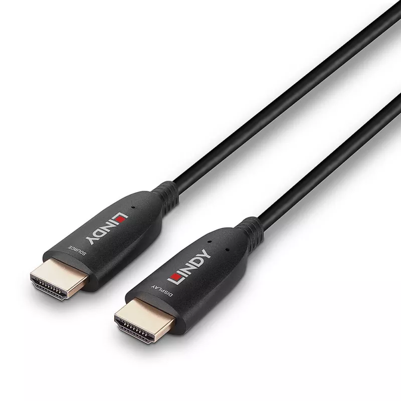 Cavo HDMI fibra ottica ibrido 8K60 Lindy 40 m 48 Gbit/s nero