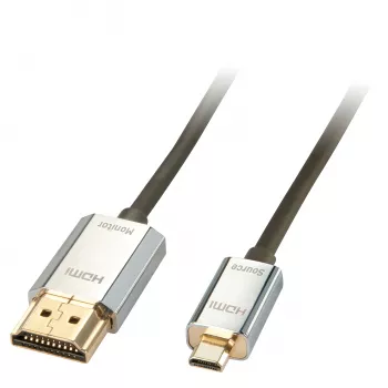 Cavo HDMI 2.0 A/D Active High Speed slim CROMO Lindy 3 m con Ethernet e supporto 4K