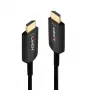 Lindy 38381 cavo HDMI Ultra High Speed ibrido in fibra ottica, 15 m, 8K 60 Hz, 4K 120 Hz, nero
