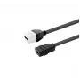Modulo Keystone connettore femmina HDMI VivoLink PROKEYHDMIFF0.2W — bianco, modulo per montaggio a pannello
