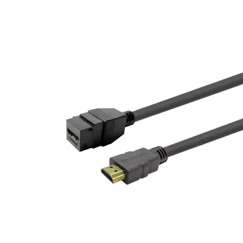 Insert Keystone connettore femmina HDMI VivoLink PROKEYHDMIFM1B nero — connettore femmina HDMI per placca a muro Keystone
