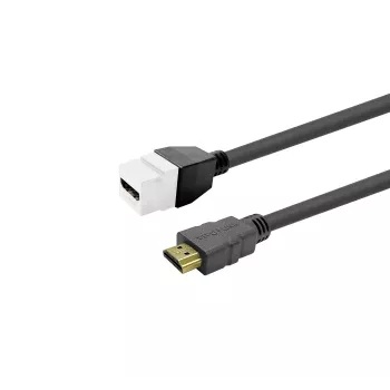 Insert Keystone connettore femmina HDMI VivoLink PROKEYHDMIFM1W bianco — modulo Keystone connettore femmina HDMI