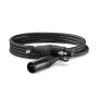 Cavo audio RØDE XLR3M 3 m XLR nero connettore maschio su femmina