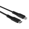 Cavo di ricarica e sincronizzazione Lindy USB Type-C a Lightning rinforzato 1 m