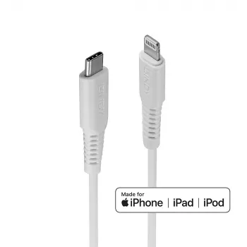 Cavo Lindy USB Type-C a Lightning 1 m, bianco