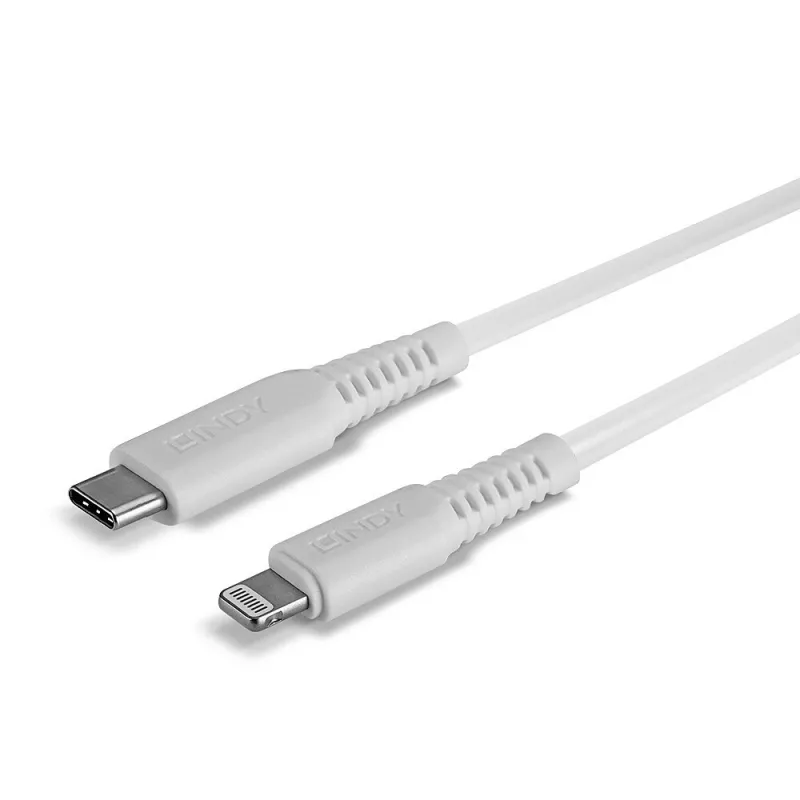 Cavo Lindy USB Type-C a Lightning 1 m, bianco