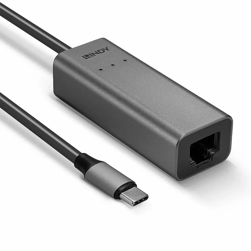 Adattatore Ethernet Lindy USB 3.2 Type-C 2.5G 43314