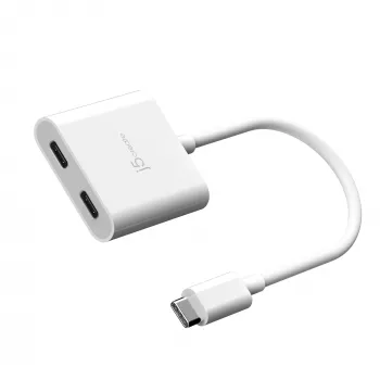 Adattatore USB-C a doppio USB-C j5create JCA164-N 3840x2160 240Hz