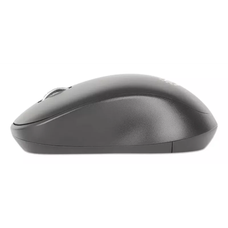 Tastiera Manhattan 180771 wireless QWERTY nera con mouse incluso