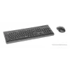 Tastiera Manhattan 180771 wireless QWERTY nera con mouse incluso