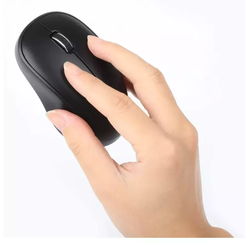 Tastiera Manhattan 180771 wireless QWERTY nera con mouse incluso