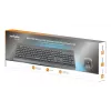 Tastiera Manhattan 180771 wireless QWERTY nera con mouse incluso