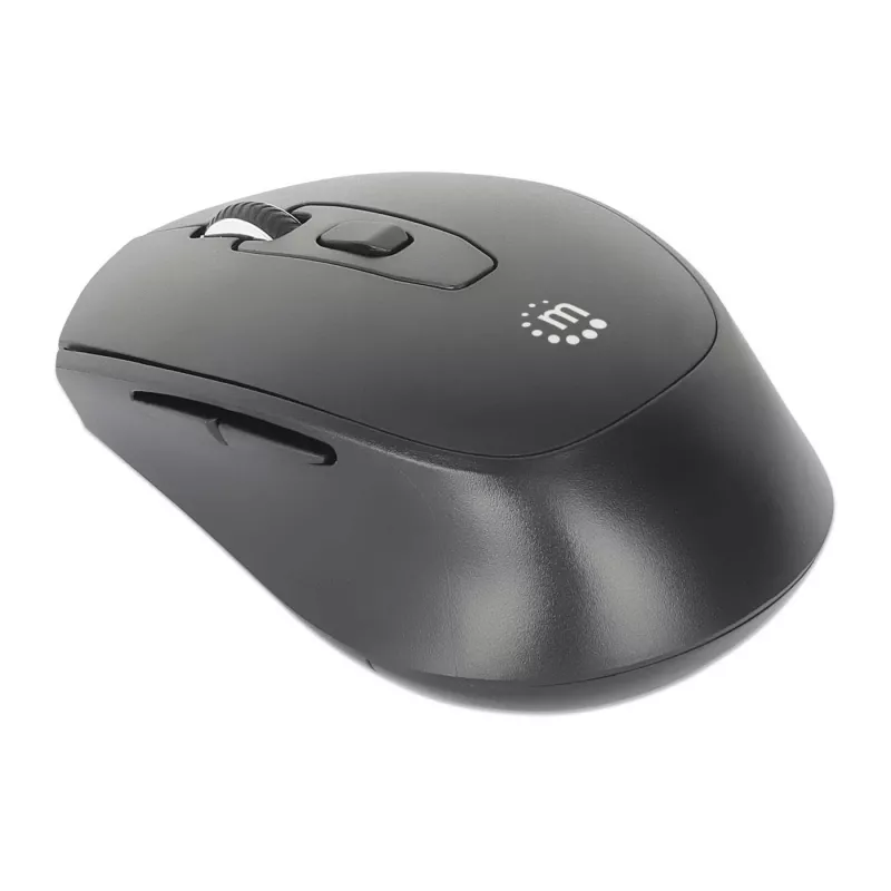 Manhattan MW6200 mouse wireless, ricevitore nano USB-A, nero