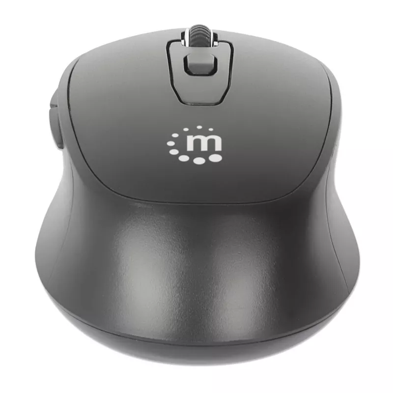 Manhattan MW6200 mouse wireless, ricevitore nano USB-A, nero