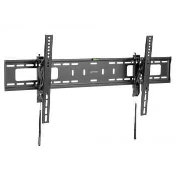 Supporto TV e monitor Manhattan, antifurto, inclinazione a parete, 43-100, nero, VESA 200x200 fino a 800x400 mm, max. 75 kg