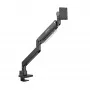 Manhattan Supporto da scrivania per 1 monitor da 17-57 pollici, 27 kg, con porte USB