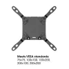 Manhattan Supporto da scrivania per 1 monitor da 17-57 pollici, 27 kg, con porte USB