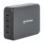 Caricabatterie Manhattan quattro porte USB-C PD 140W per porta 240W totali