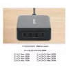 Manhattan 102667 stazione di ricarica GaN USB Power Delivery a 4 porte, 240 W