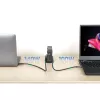 Manhattan 102667 stazione di ricarica GaN USB Power Delivery a 4 porte, 240 W