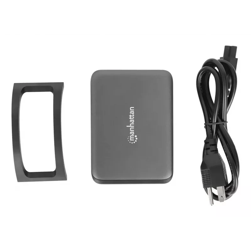 Manhattan 102667 stazione di ricarica GaN USB Power Delivery a 4 porte, 240 W