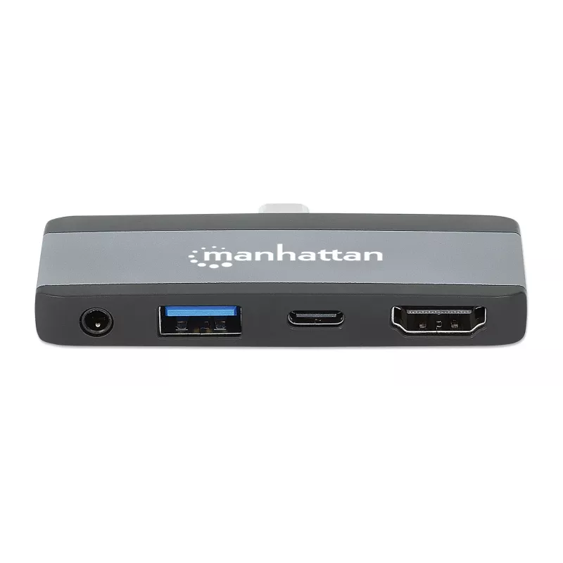 Dock da viaggio USB-C Manhattan 190404 4 porte HDMI USB-A USB-C 3,5 mm