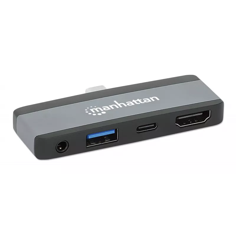Dock da viaggio USB-C Manhattan 190404 4 porte HDMI USB-A USB-C 3,5 mm