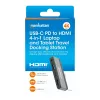 Dock da viaggio USB-C Manhattan 190404 4 porte HDMI USB-A USB-C 3,5 mm