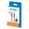 Cavo USB-C maschio su USB-C maschio Manhattan 2m USB4 Gen 3x2 8K 60Hz