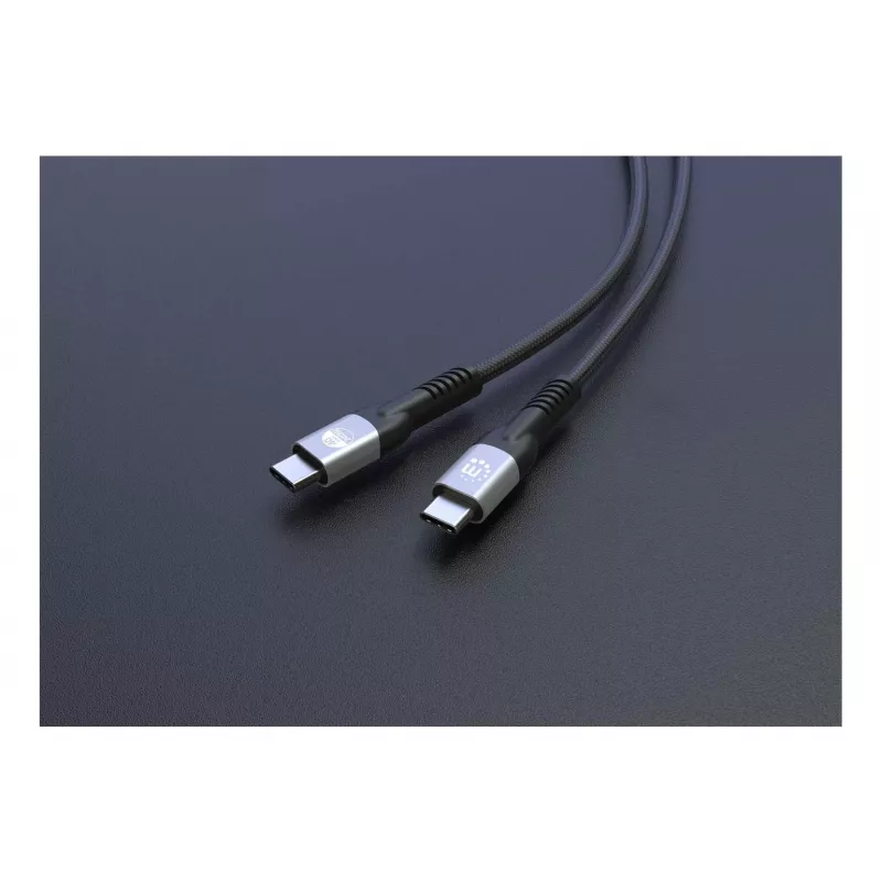 Cavo USB-C maschio su USB-C maschio Manhattan 2m USB4 Gen 3x2 8K 60Hz