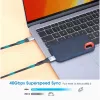 Cavo USB-C maschio su USB-C maschio Manhattan 2m USB4 Gen 3x2 8K 60Hz