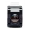 Equip 769227 Presa Keystone Cat.6A, non schermata, LSA senza attrezzi, bianca, 8 pz.