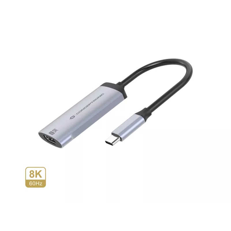 Adattatore USB-C a HDMI 2.1 Conceptronic ABBY23G, 8K60Hz
