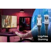 Cavo Manhattan USB-C a Gigabit rete Ethernet RJ45 2m nero/argento