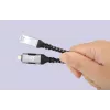 Cavo Manhattan USB-C a Gigabit rete Ethernet RJ45 2m nero/argento