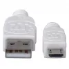 Manhattan 324069 Cavo Hi-Speed USB 2.0, da USB-A a Micro-USB, maschio-maschio, 1,8 m, bianco