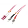 Lindy 46352 cavo InfiniBand/in fibra ottica 3 m LC ST rosa