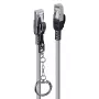 Cavo di rete Lindy 0,3 m Cat.6A S/FTP Locking, grigio