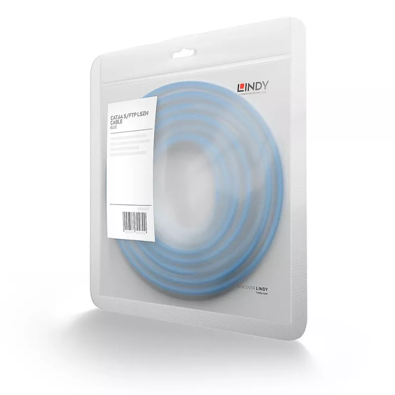 Cavo di rete Lindy 45376 blu 3 m Cat6a S/FTP (S-STP)