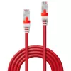 Cavo di rete Lindy Cat.6 (A) SSTP / S/FTP PIMF 7,5 m RJ-45 rosso