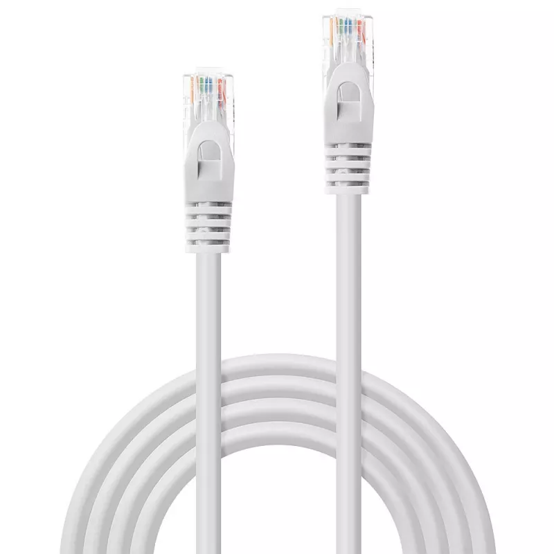Lindy 48205 Cavo di rete bianco 5 m Cat6 U/UTP (UTP)